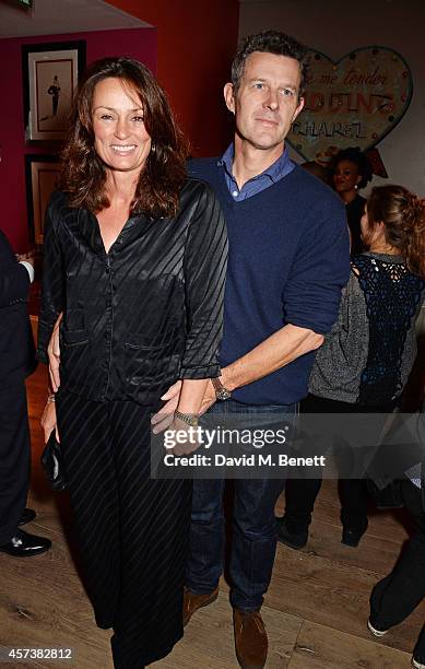 Trish Simonon attends the VIP Gala Screening of "Marc Quinn: Making Waves" at the Ham Yard Hotel on October 17, 2014 in London, England.