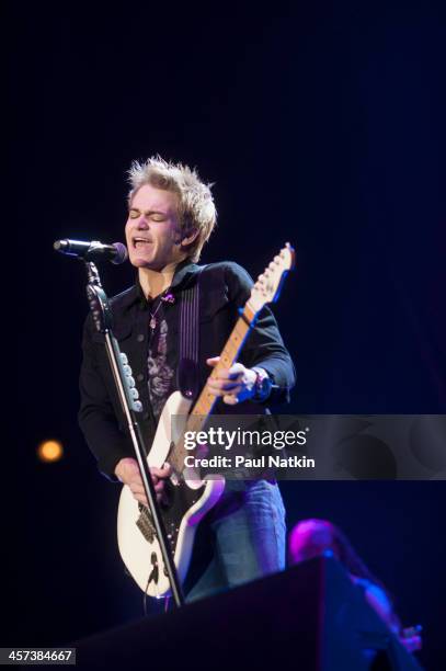 American country singer Hunter Hayes performs at the United Center, Chicago, Illinois, December 12, 2012.