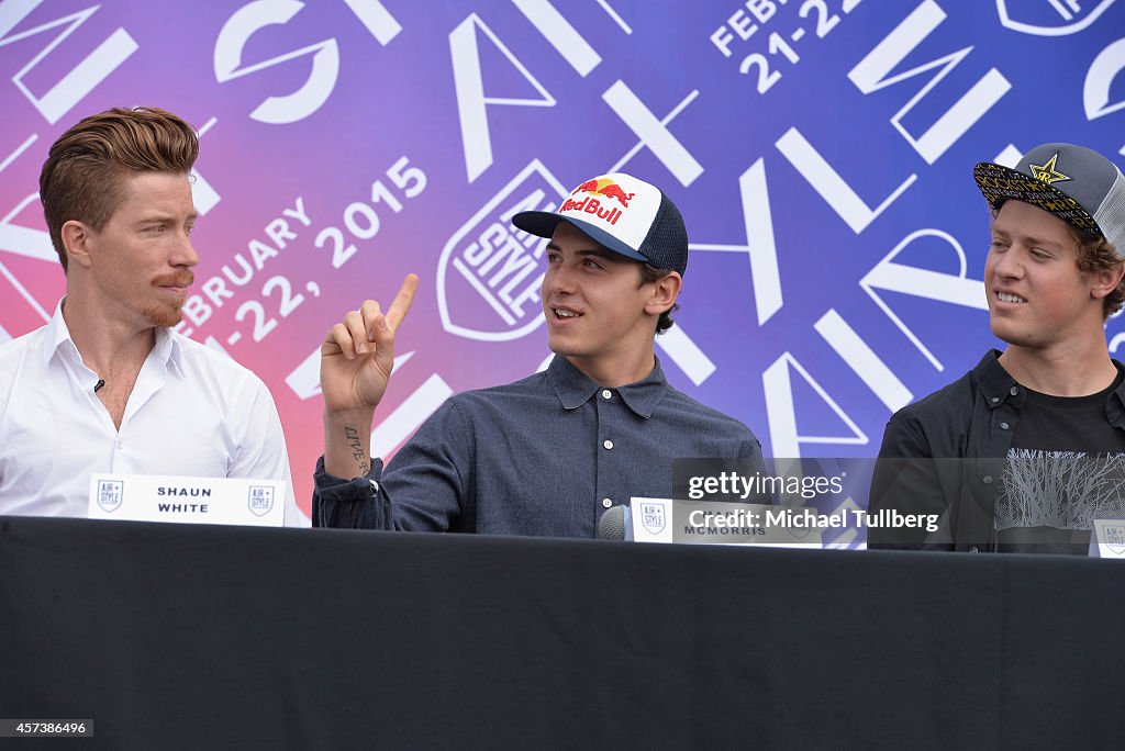 Olympic Champion Shaun White Makes An Announcement At The Rose Bowl