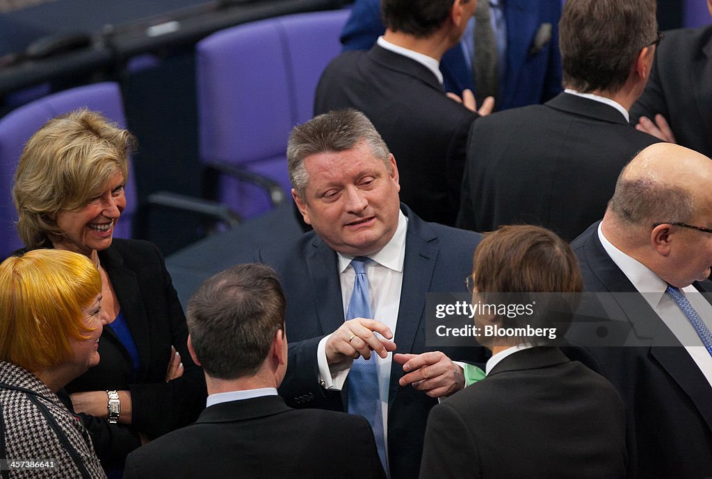 Chancellor Angela Merkel's Coalition Sworn In At The Reichstag