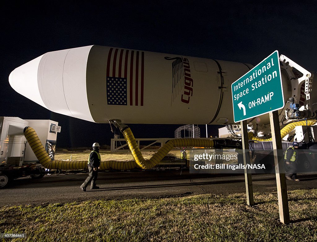 Cygnus Spacecraft Preps For Launch