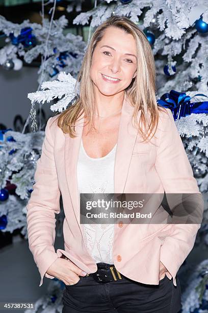 Annick Dumont attends the presentation of French TV France Television's staff members who will cover the 2014 Sochi Olympic Games on December 17,...