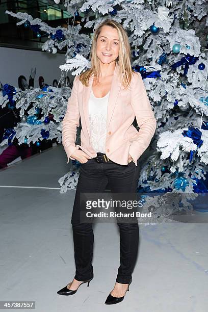 Annick Dumont attends the presentation of French TV France Television's staff members who will cover the 2014 Sochi Olympic Games on December 17,...