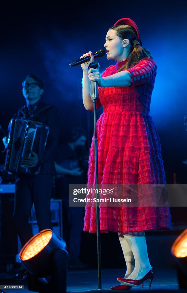 Caro Emerald Performs At O2 Arena In London