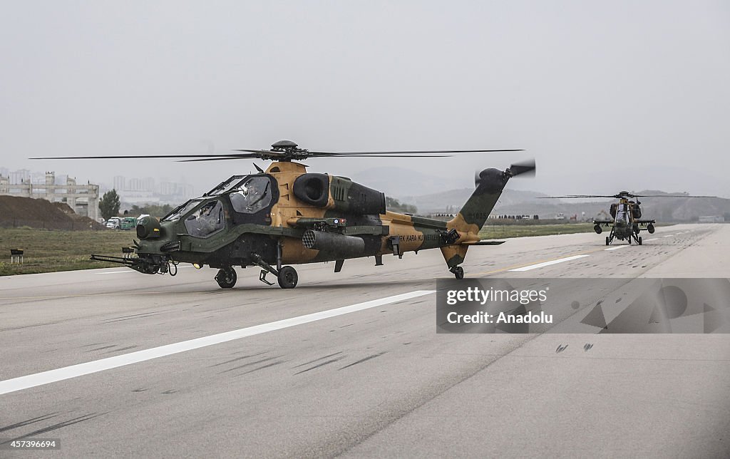 Turkish ATAK choppers presented to the media in Ankara