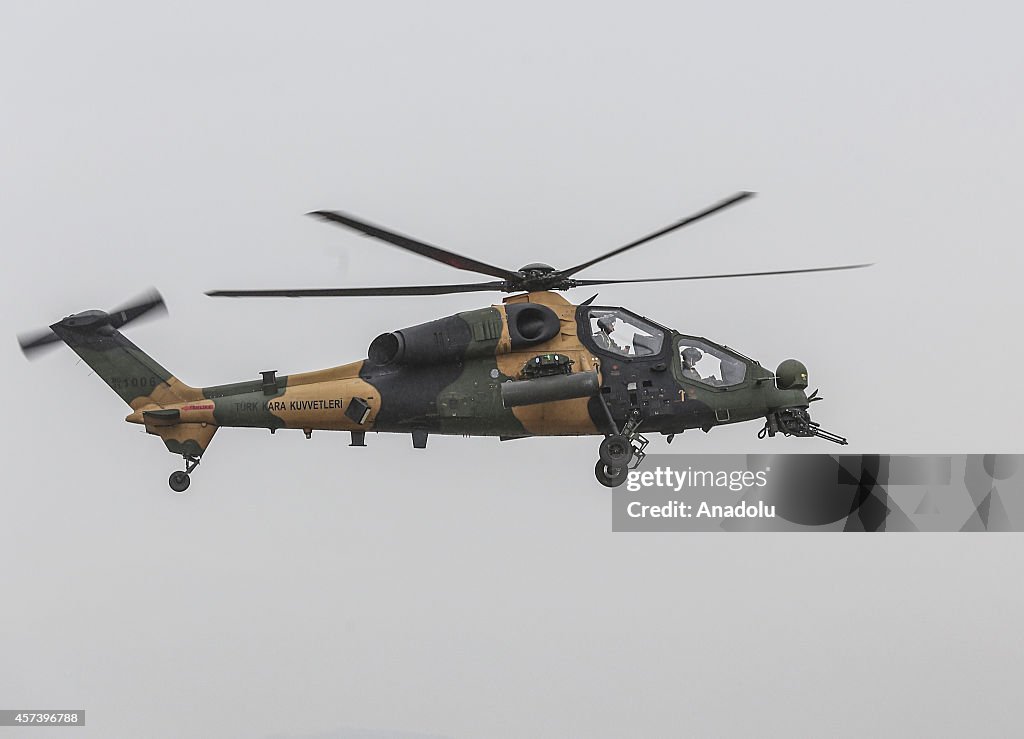 Turkish ATAK choppers presented to the media in Ankara