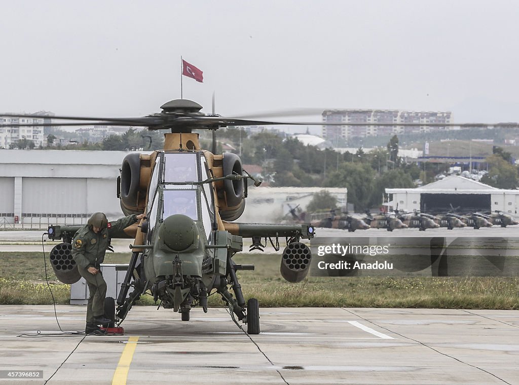 Turkish ATAK choppers presented to the media in Ankara