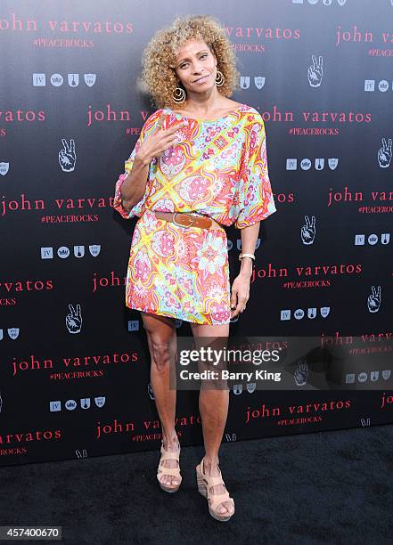 Actress Michelle Hurd attends the International Peace Day celebration at John Varvatos on September 21, 2014 in Los Angeles, California.