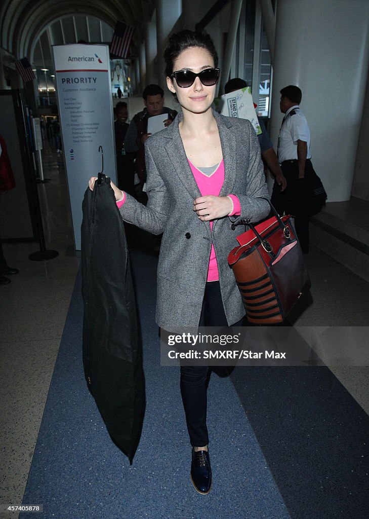 Celebrity Sightings In Los Angeles - October 17, 2014