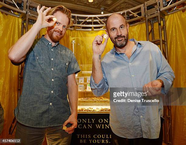 Co-Authors Nils Johnson-Shelton and James Frey unveil $500,000 in gold coins for the first reader who solves the puzzle and finds the key in their...