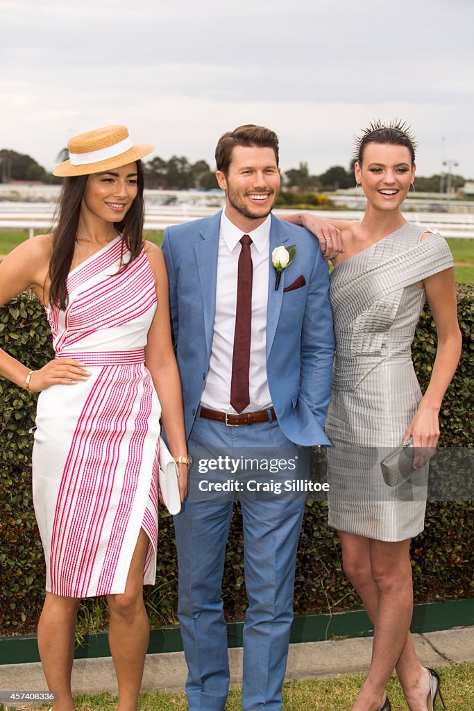 Celebrities Attend Caulfield Cup Day