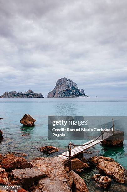 Es Vedrá islet from Cala D´Hort beach.