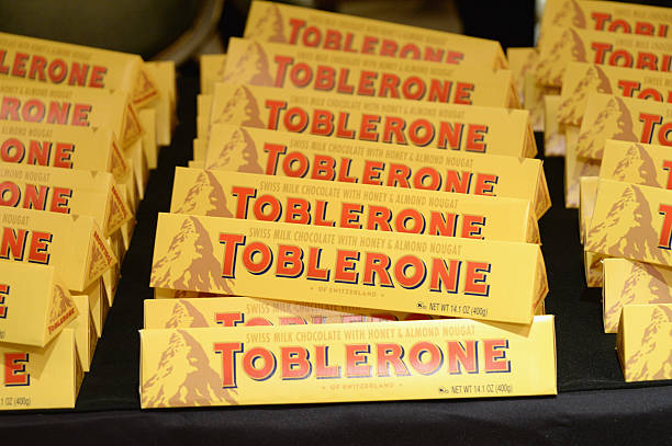 Toblerone on display at A Tour De France hosted by Dominique Crenn and Michel Richard as a part of the Bank of America Dinner Series during the Food...