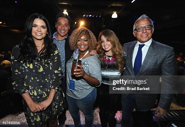 The Cast of The Kitchen Katie Lee, Jeff Mauro, Sunny Anderson, Marcela Valladolid and Geoffrey Zakarian host Thrillist's Barbecue & The Blues...