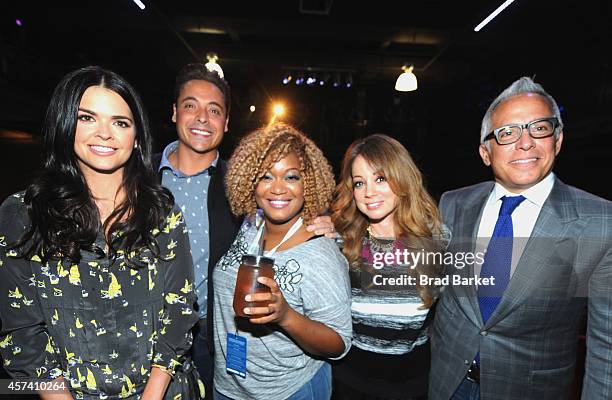 The Cast of The Kitchen Katie Lee, Jeff Mauro, Sunny Anderson, Marcela Valladolid and Geoffrey Zakarian host Thrillist's Barbecue & The Blues...