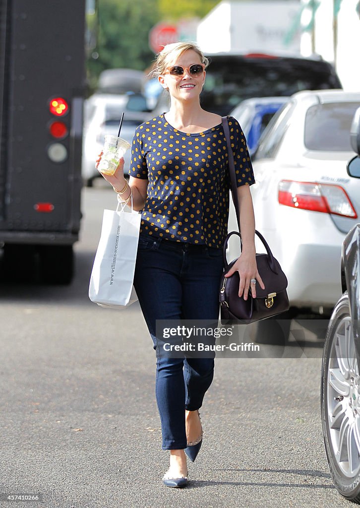 Celebrity Sightings In Los Angeles - October 17, 2014