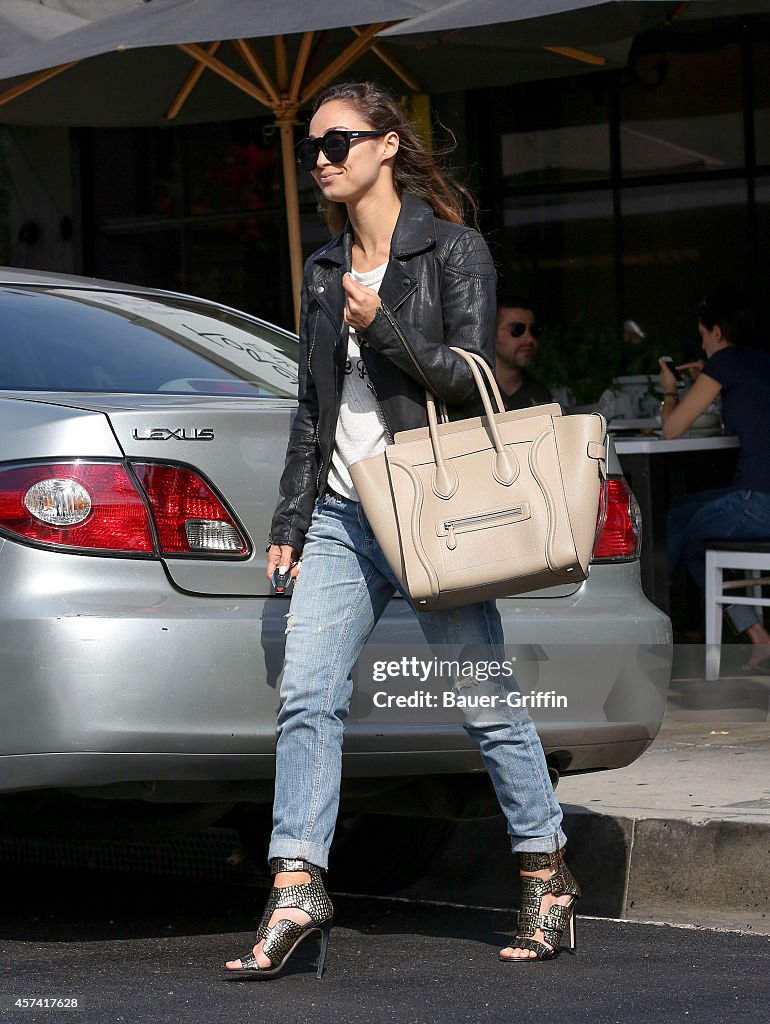 Celebrity Sightings In Los Angeles - October 17, 2014