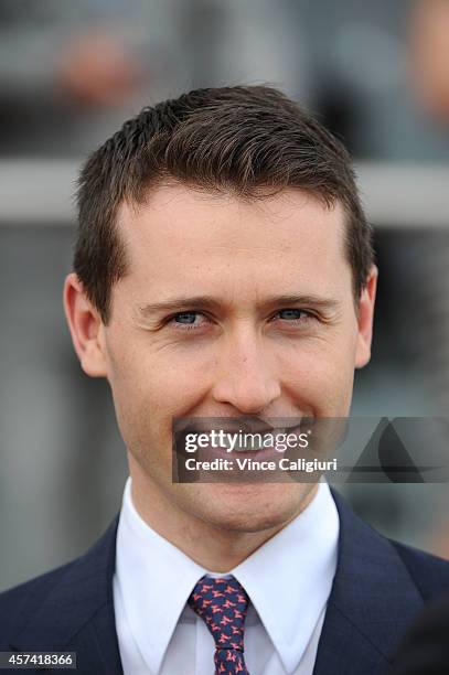 Tom Waterhouse is seen during Caulfield Cup Day at Caulfield Racecourse on October 18, 2014 in Melbourne, Australia.