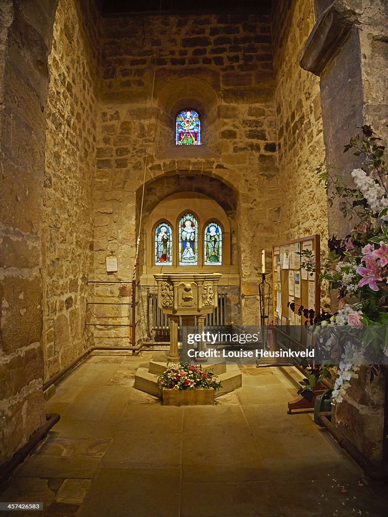 Interior of St Andrew's Church, Corbridge