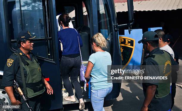 Briton Melissa Reid , and Irish Michaella McCollum , leave the Sarita Colonia courtroom after being sentenced to six years and eight months prision,...