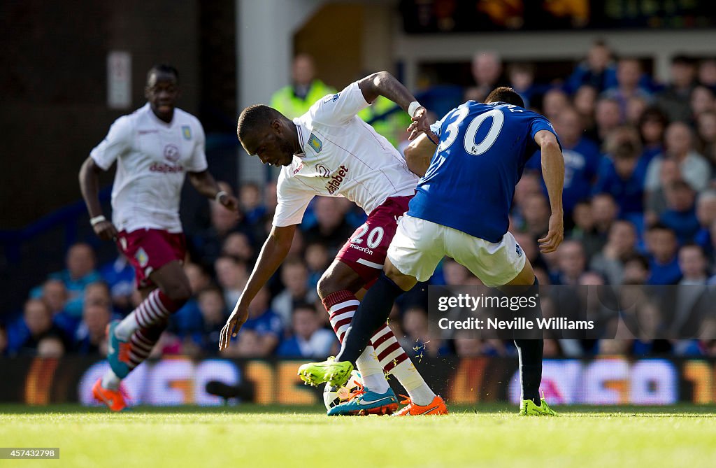 Everton v Aston Villa - Premier League