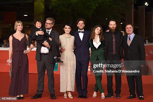 Laura Bach, Ken Brady, Yorick van Wageningen, Rinko Kikuchi, Leonardo Guerra Seragnoli, Lucy Griffiths, Daniel Ball and IgorT attend the 'Last...