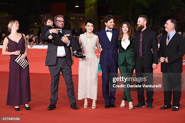 Laura Bach, Ken Brady, Yorick van Wageningen, Rinko Kikuchi, Leonardo Guerra Seragnoli, Lucy Griffiths, Daniel Ball and IgorT attend the 'Last...