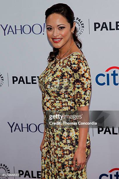 Marisa Ramirez arrives at Paley Center For Media on October 18, 2014 in New York, New York.