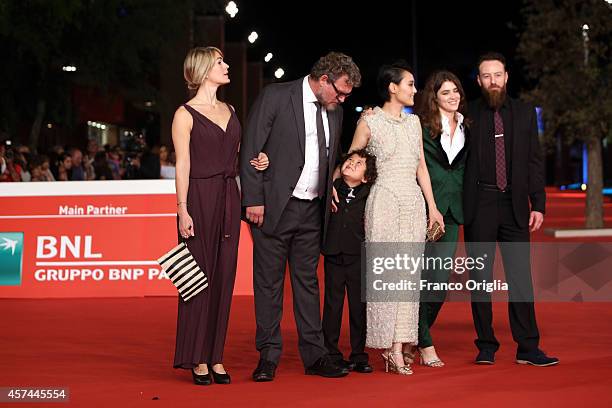 Laura Bach, Ken Brady, Yorick van Wageningen, Rinko Kikuchi, Leonardo Guerra Seragnoli, Lucy Griffiths, Daniel Ball and IgorT attend the 'Last...