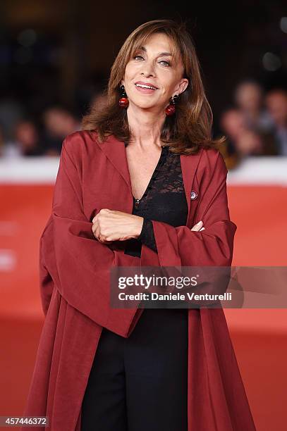 Anna Bonaiuto attends the 'Buoni A Nulla' Red Carpet during The 9th Rome Film Festival at Auditorium Parco Della Musica on October 18, 2014 in Rome,...