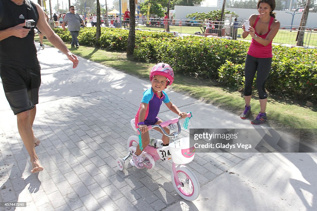 Roselyn Sanchez Triathlon for a Smile - Tri Kids Triathlon