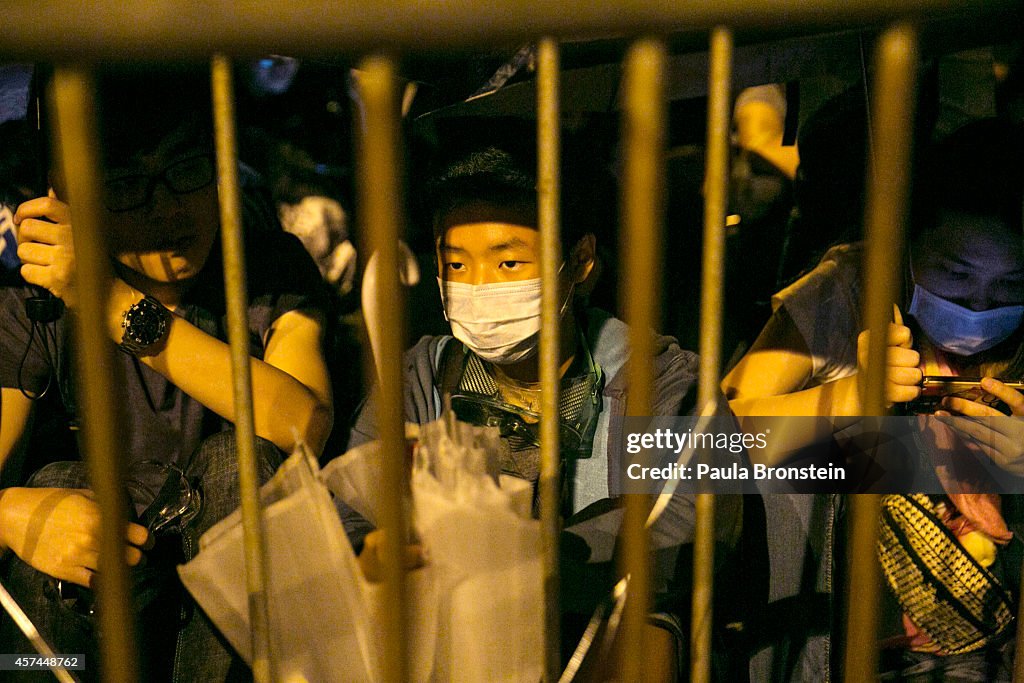 Hong Kong Police Continue To Clear Protest Sites