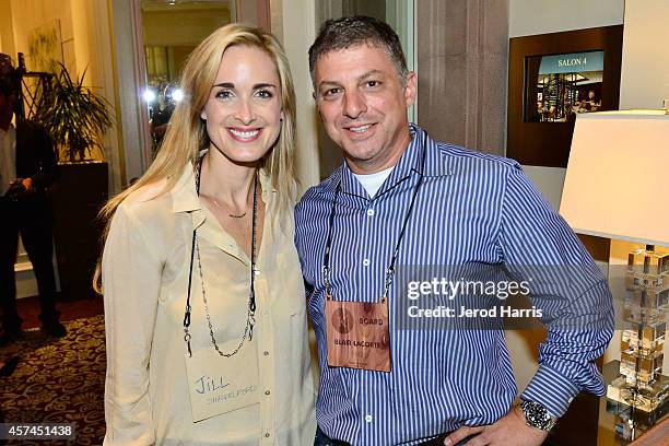 Jill Shackleford and Blair Lacorte attend the 2014 Kairos Global Summit at Ritz-Carlton Laguna Nigel on October 18, 2014 in Dana Point, California.