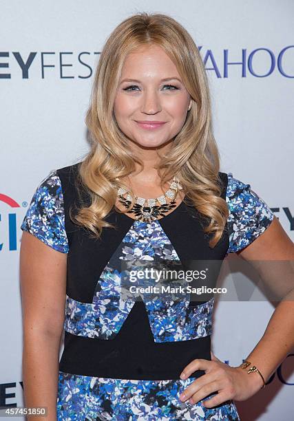 Actress Vanessa Ray attends the 2nd Annual Paleyfest of "Blue Bloods" at the Paley Center For Media on October 18, 2014 in New York, New York.