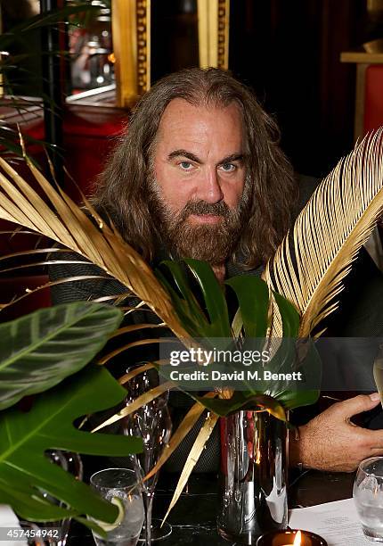 Arthur Baker attends the Sindika Dokolo Art Foundation dinner at Cafe Royal on October 18, 2014 in London, England.