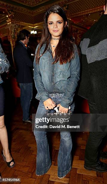 Bip Ling attends the Sindika Dokolo Art Foundation dinner at Cafe Royal on October 18, 2014 in London, England.