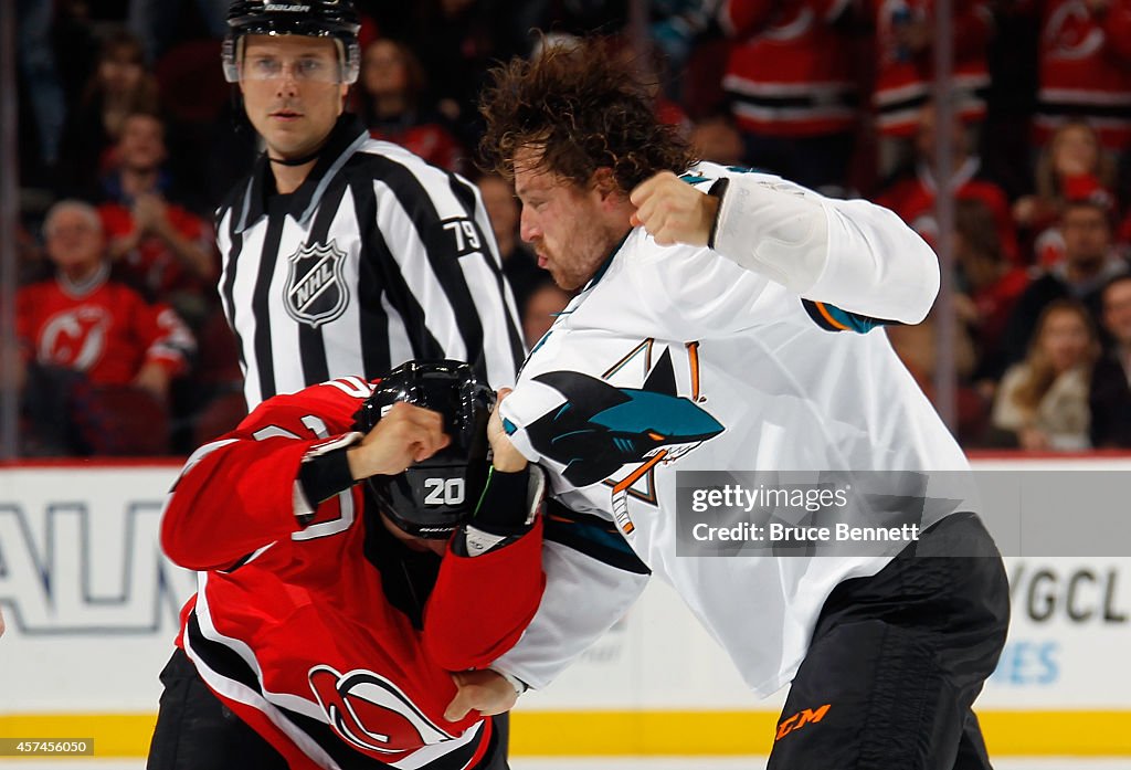 San Jose Sharks v New Jersey Devils