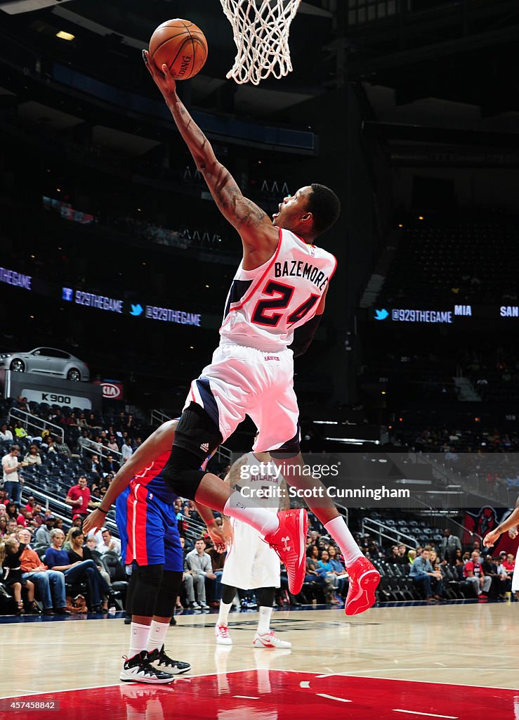 Detroit Pistons v Atlanta Hawks