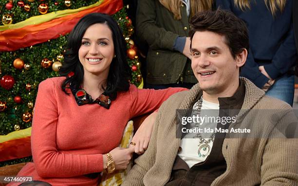 Ksty Perry and John Mayer visited Times Square to debut the world exclusive premiere of the music video Who You Love on GOOD MORNING AMERICA,...