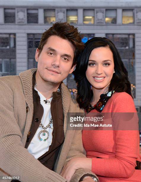 Ksty Perry and John Mayer visited Times Square to debut the world exclusive premiere of the music video Who You Love on GOOD MORNING AMERICA,...