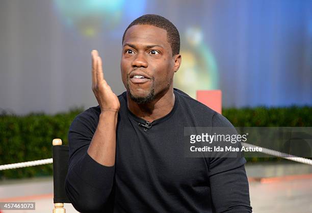 Actor and comedian Kevin Hart talks about working with screen legends DeNiro and Stallone in his latest film "Grudge Match," on GOOD MORNING AMERICA,...