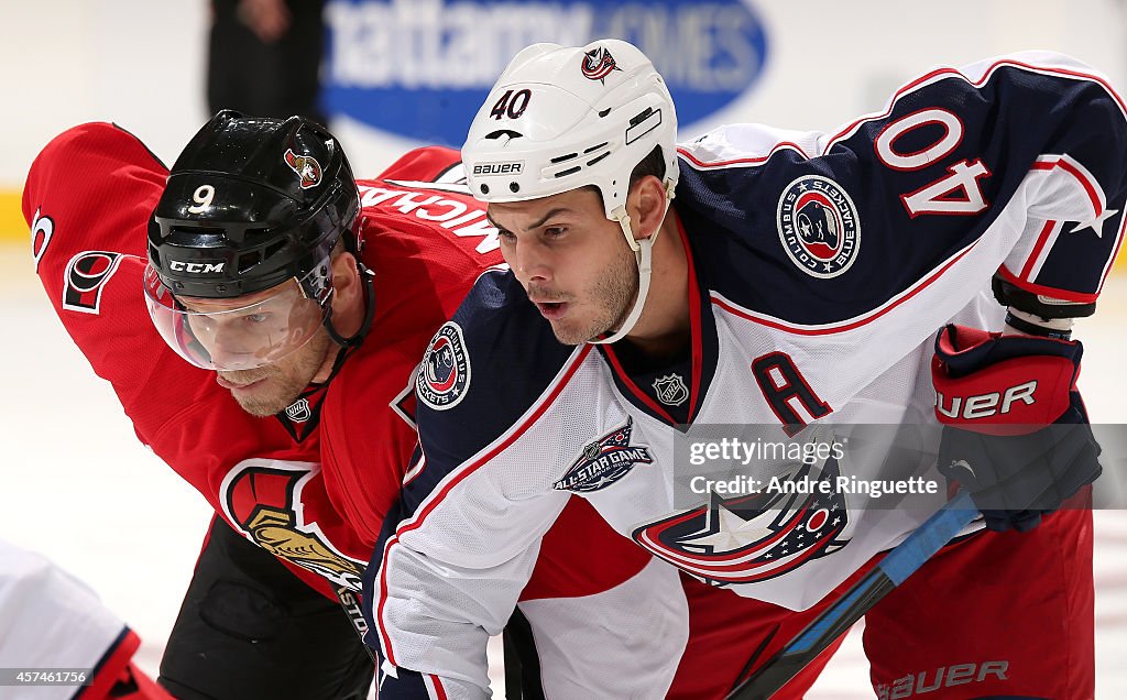 Columbus Blue Jackets v Ottawa Senators