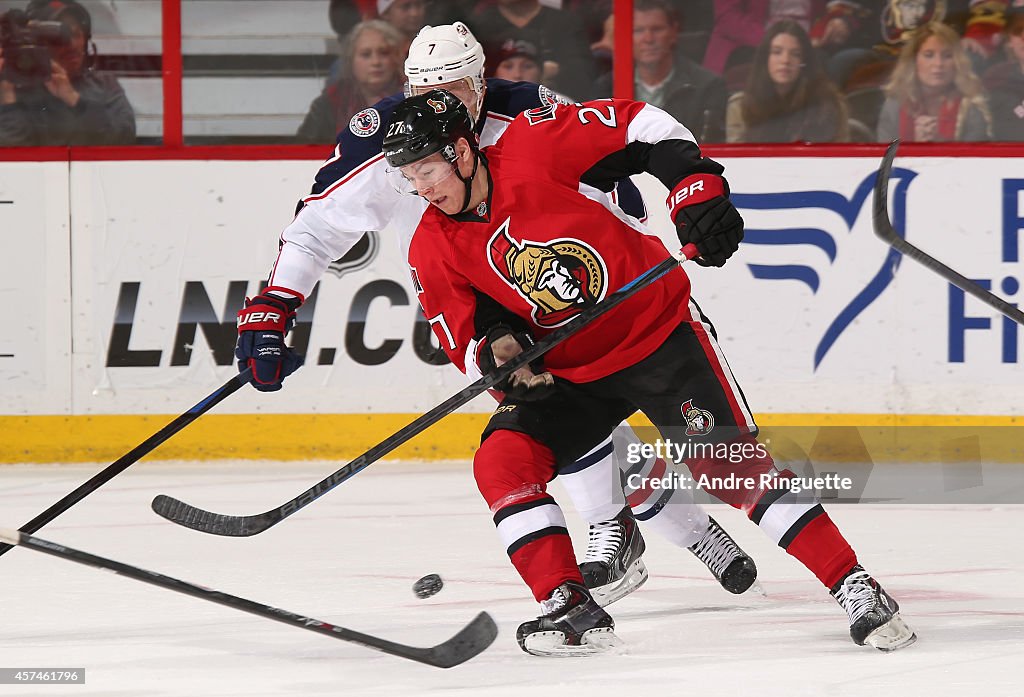 Columbus Blue Jackets v Ottawa Senators