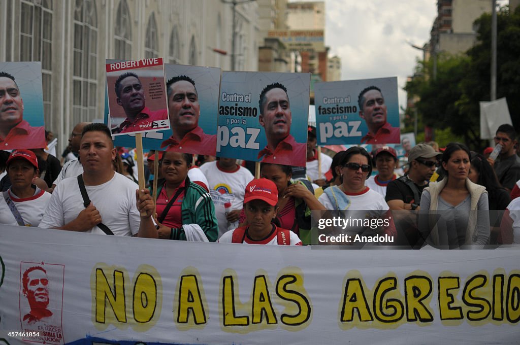 Peace march in Venezuela