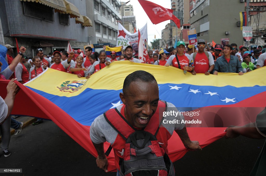 Peace march in Venezuela