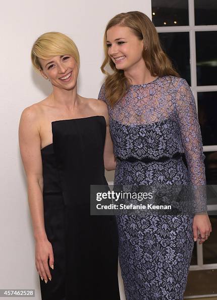 Actors Karine Vanasse and Emily VanCamp attend the 24th Annual... News ...