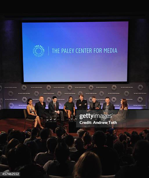 Zabryna Guevara, Sean Pertwee, Robin Lord Taylor, Jada Pinkett Smith, Donal Logue, Ben McKenzie, Danny Cannon and Kristen Baldwin attend the 2nd...