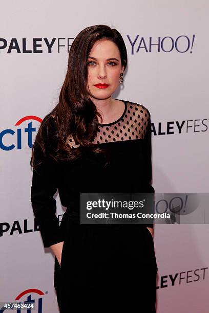 Caroline Dhavernas arrives at Paley Center For Media on October 18, 2014 in New York, New York.