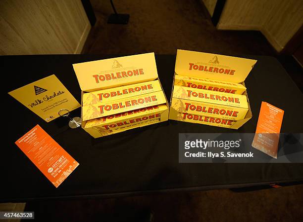 Toblerone at Exploring Belgium's Countryside hosted by Kobe Desramaults as a part of the Bank of America Dinner Series during the Food Network New...