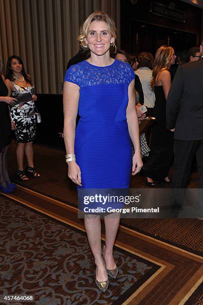 Hayley Wickenheiser attends the 2014 Canada's Walk Of Fame Gala at Sheraton Centre Toronto Hotel on October 18, 2014 in Toronto, Canada.